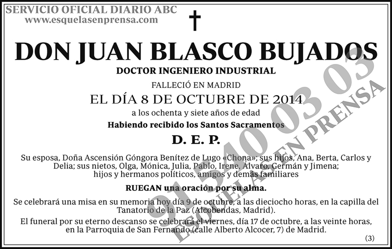 Juan Blasco Bujados
